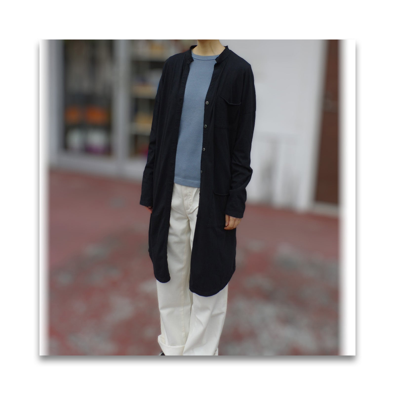 オーガニックコットン　薄地HG シャツコート-MILFOIL