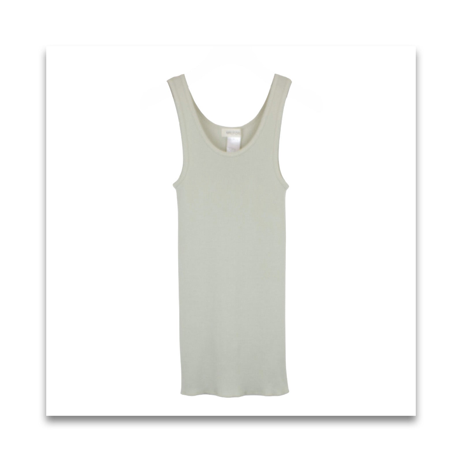 オーガニックコットン サークルリブ タンクトップ-MILFOIL