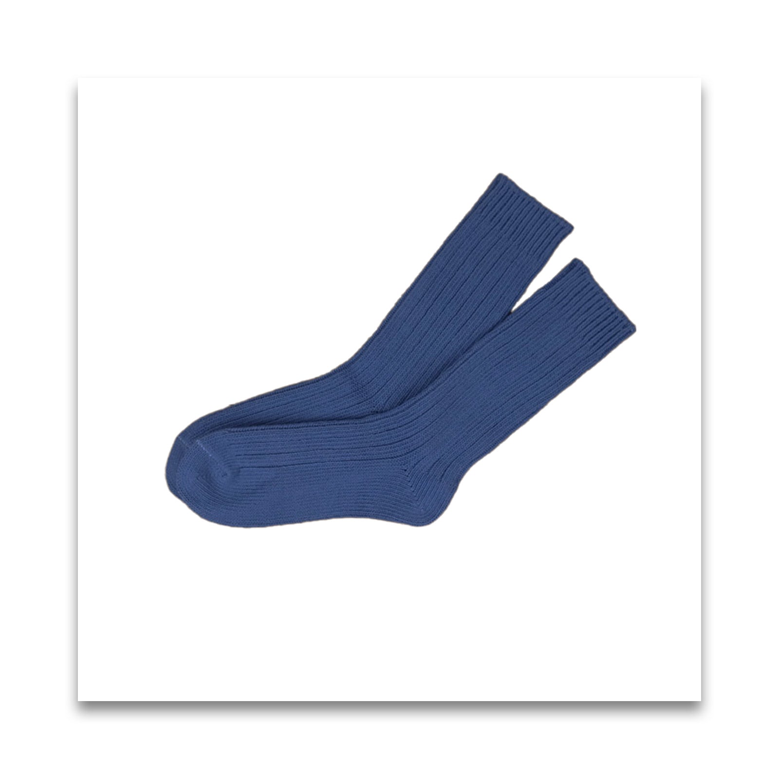 オーガニックコットン　men's リブ ソックス-MILFOIL