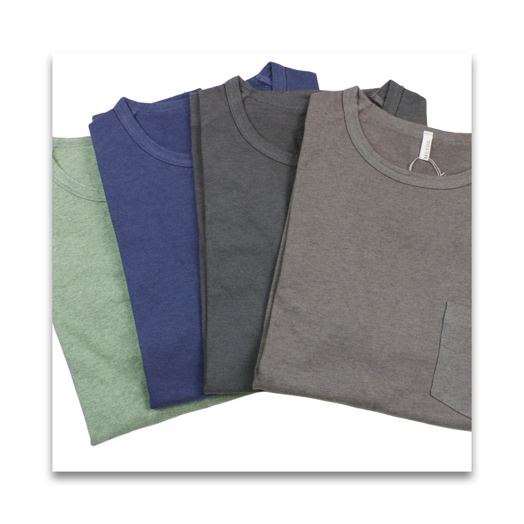 オーガニックコットン　unisex ポケットT-MILFOIL