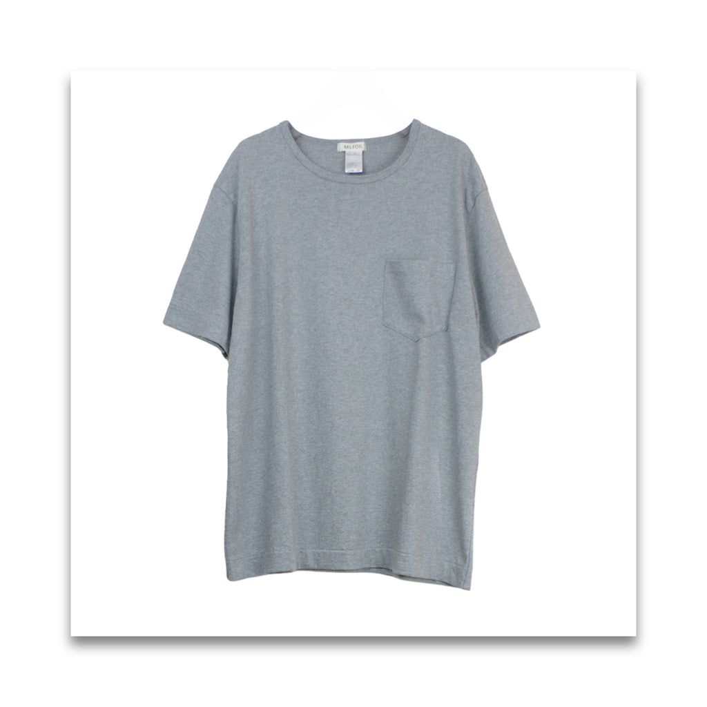 オーガニックコットン　unisex ポケットT-MILFOIL