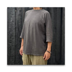 オーガニックコットン コンフォート7分袖Tシャツ-MILFOIL